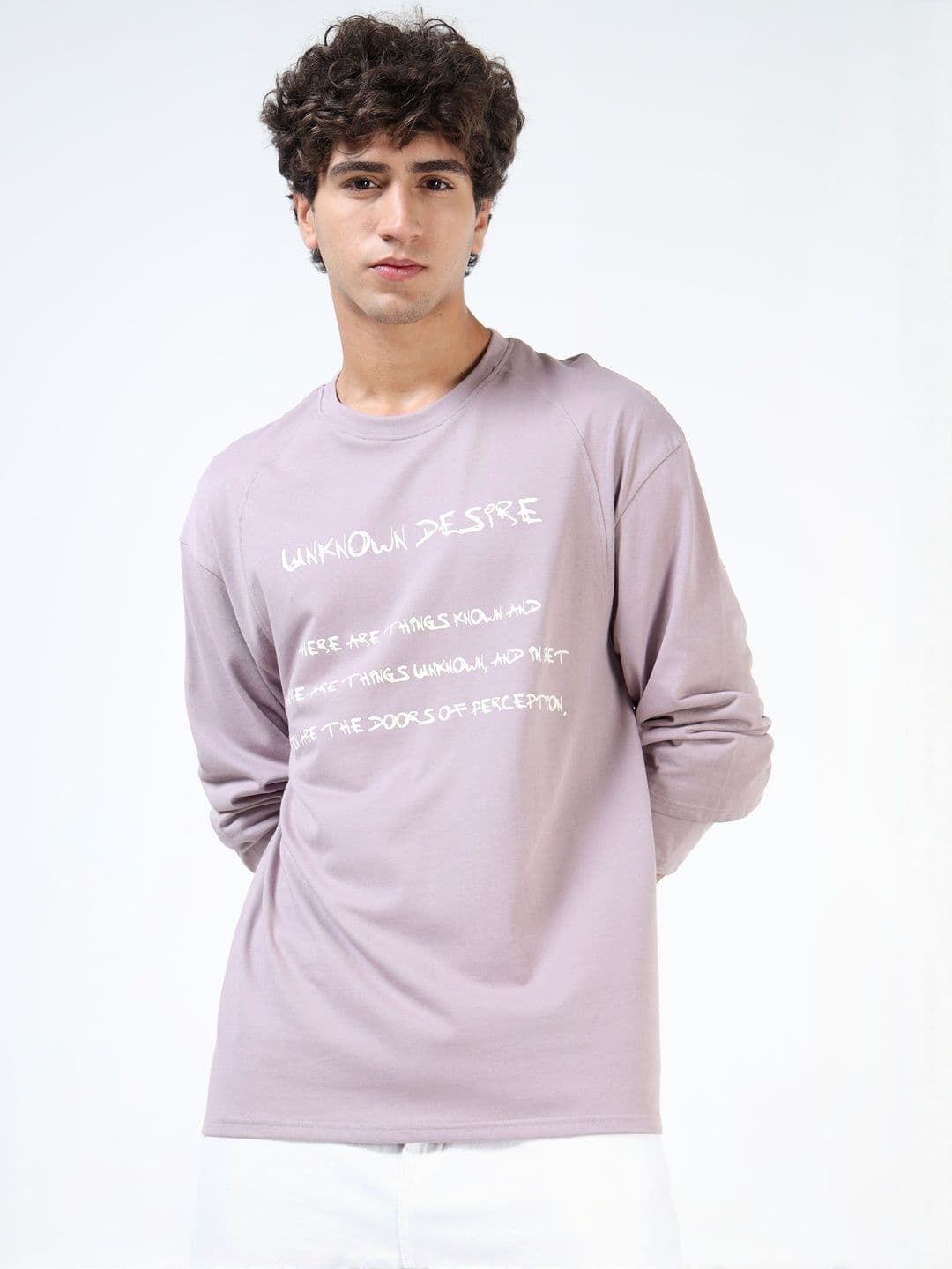 Kook N Keech Oversized Typography Printed Round Neck Pure Cotton T-Shirt - view 1