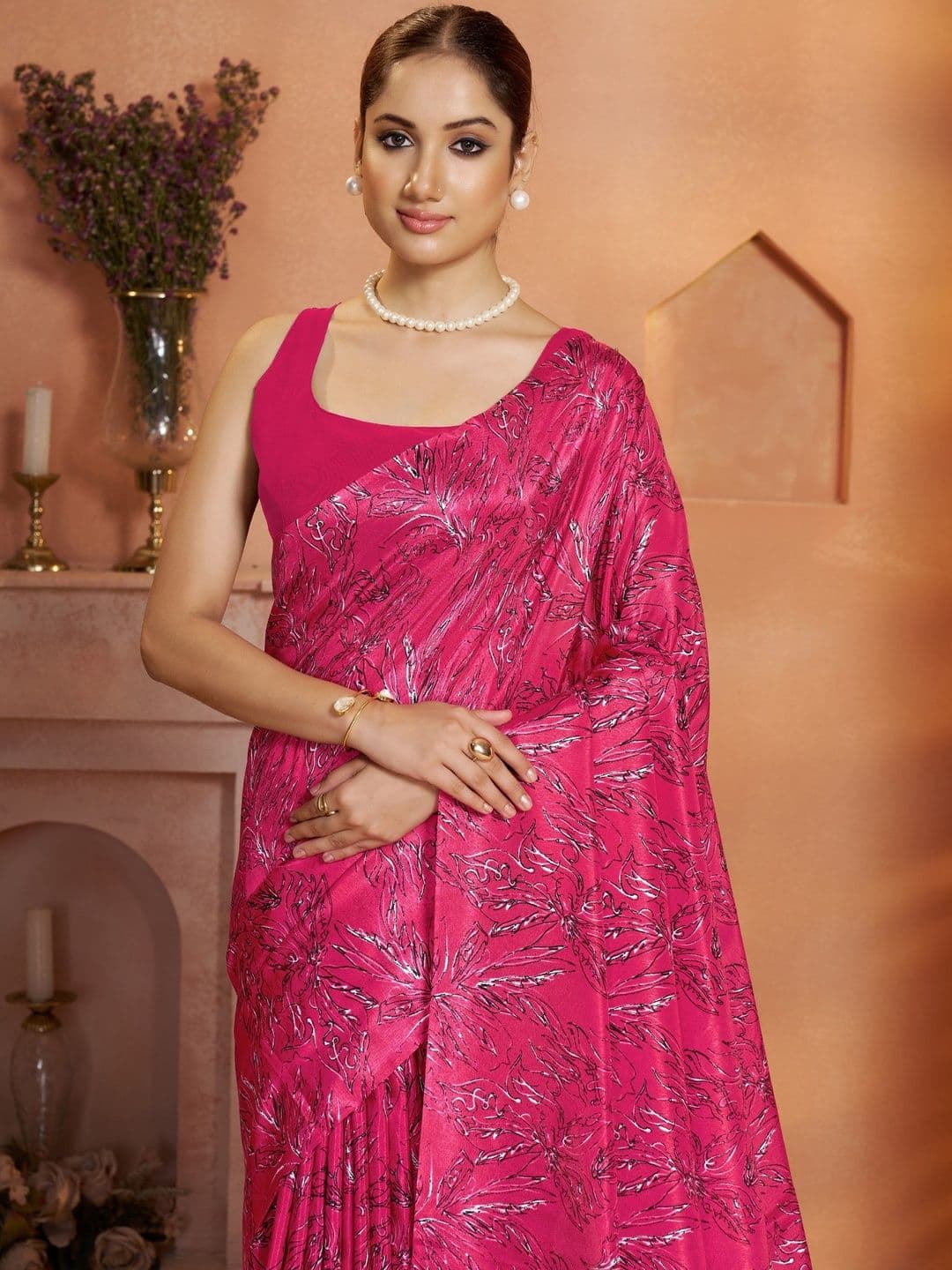 Garden Vareli Floral Printed Saree - view 1