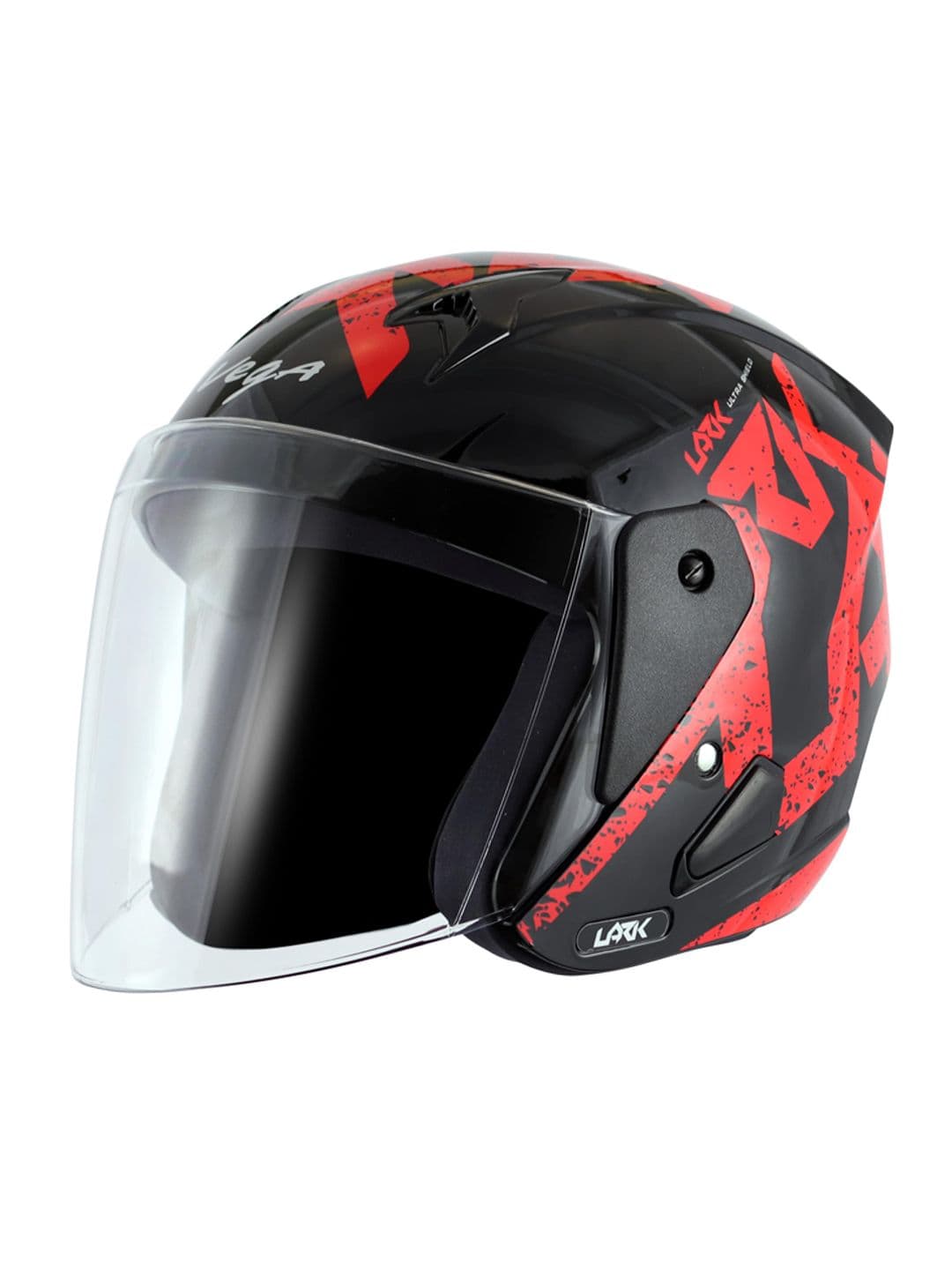 VEGA Unisex Lark Twist ISI Certified Lightweight Open Face Helmet