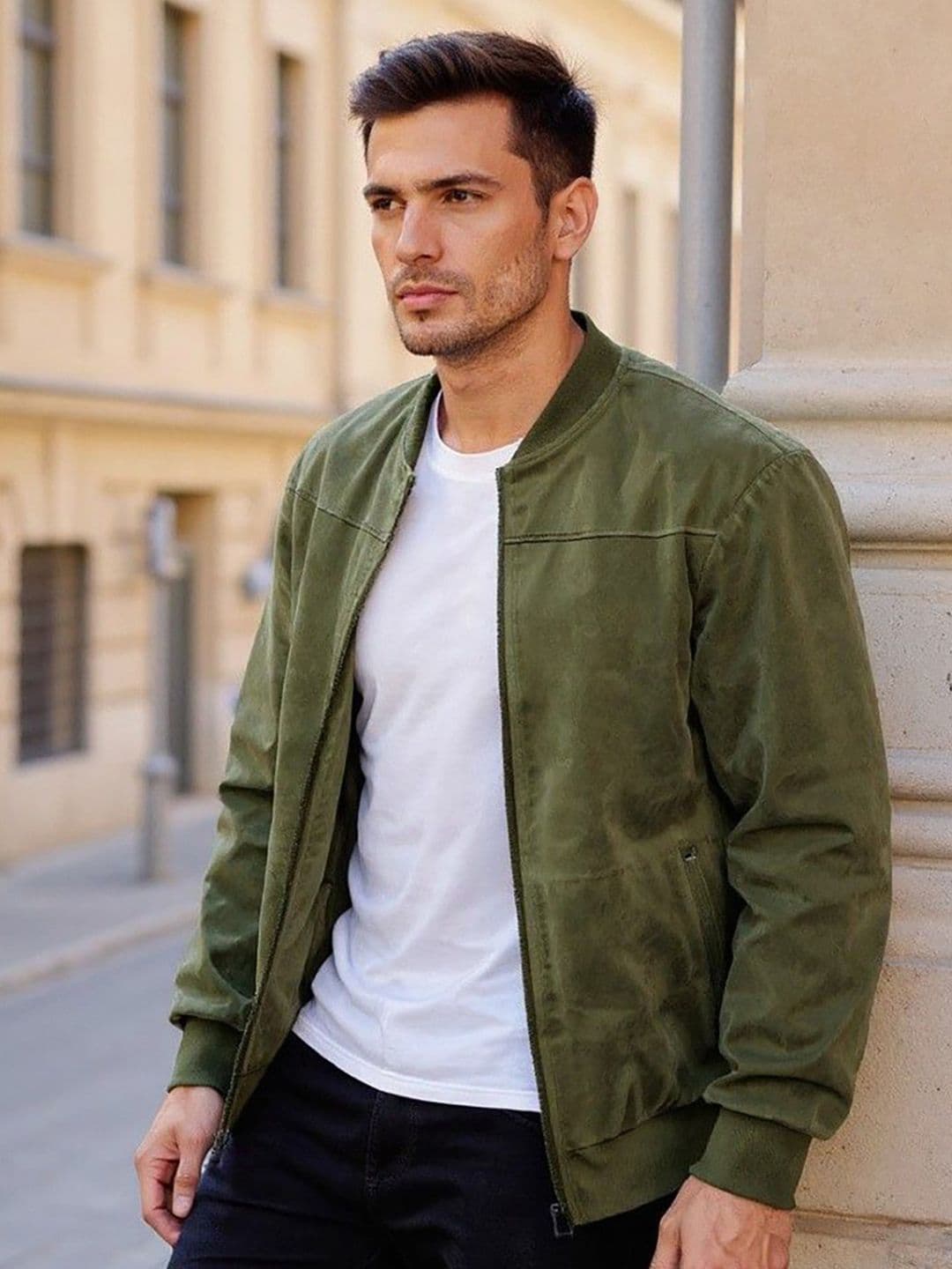 Mast & Harbour Men Open Front Jacket - view 1