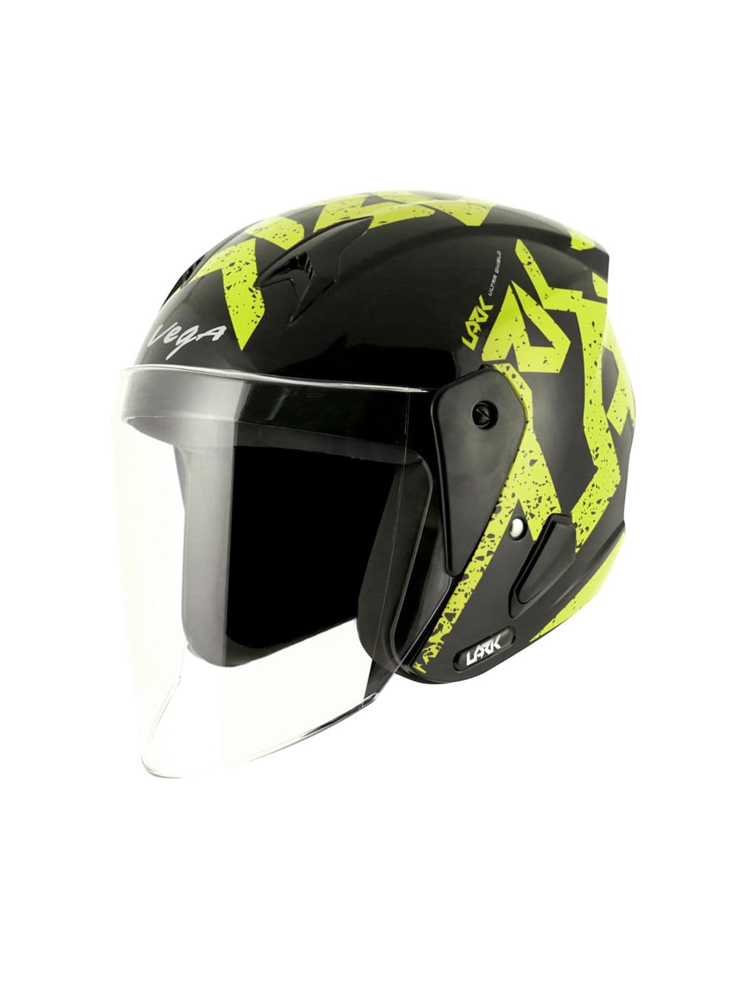VEGA Unisex Lark Twist ISI Certified Lightweight Open Face Helmet