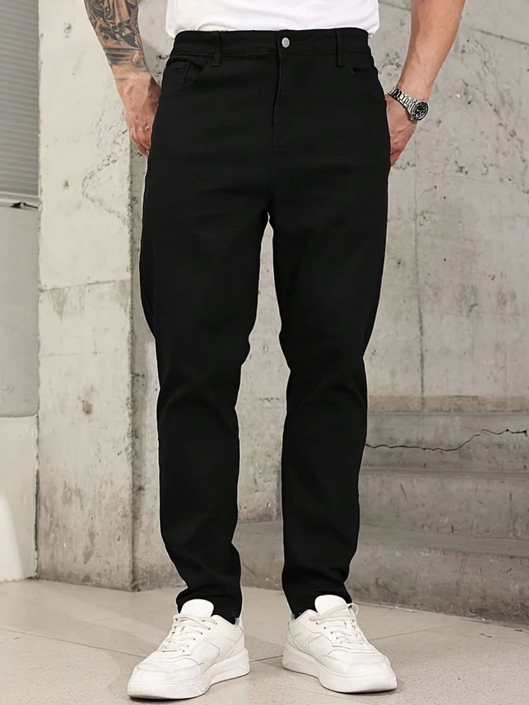 Niffar Fashion Men Mom Fit Mid-Rise Stretchable Jeans - view 1