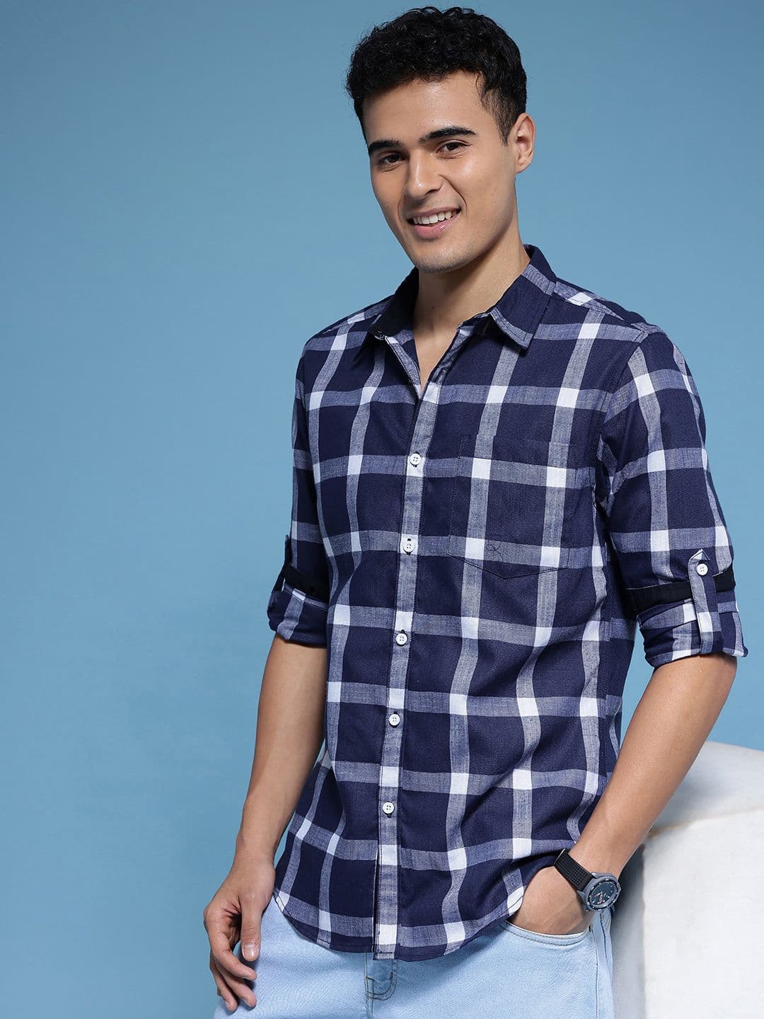 HERE&NOW Checked Casual Shirt - view 1