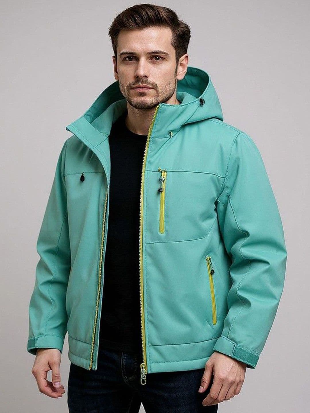 Mast & Harbour Stand Collar Long Sleeves Bomber Jacket - view 1