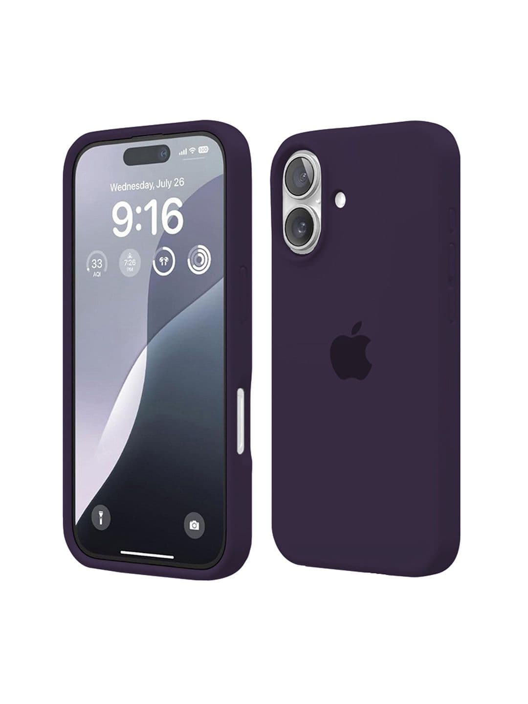 INNOPACE Unisex iPhone 16 Solid Drop Protection Back Case - view 1