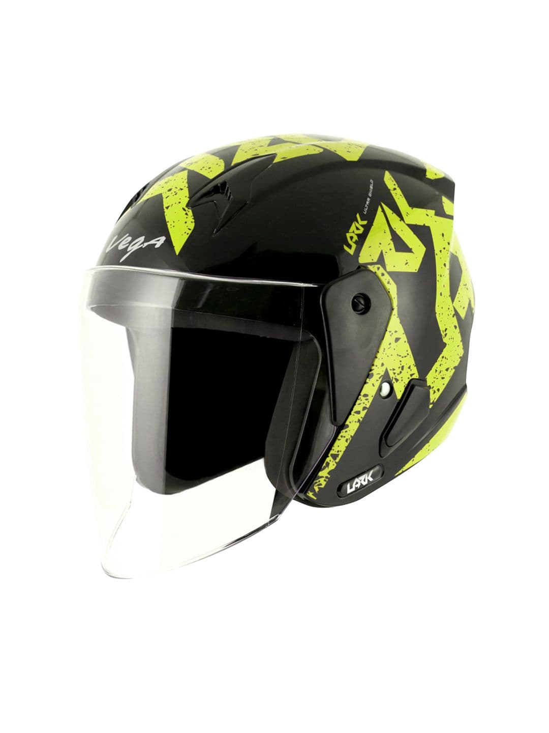 VEGA Unisex Lark Twist ISI Certified Lightweight Open Face Helmet