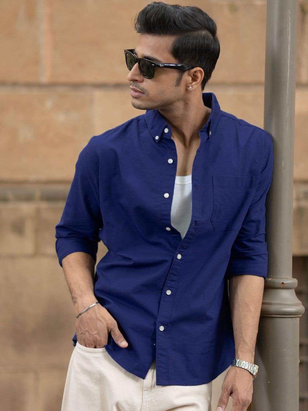 Powerlook Long Sleeves Cotton Shirt - view 1