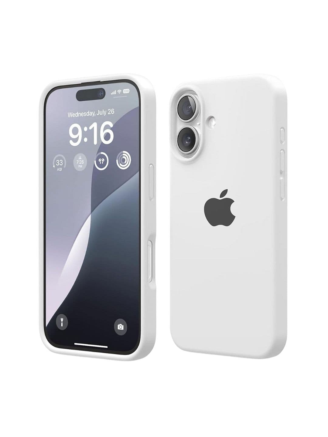INNOPACE Unisex iPhone 16 Solid Drop Protection Back Case