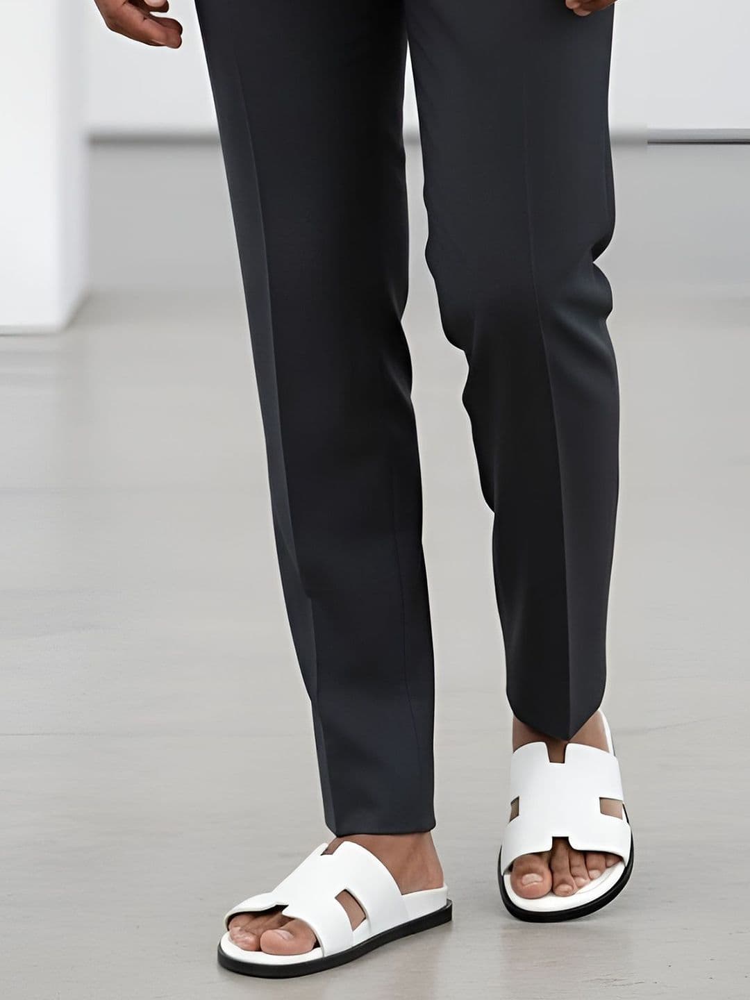 MICHEAL FERAAS Leather Comfort Sandals - view 1