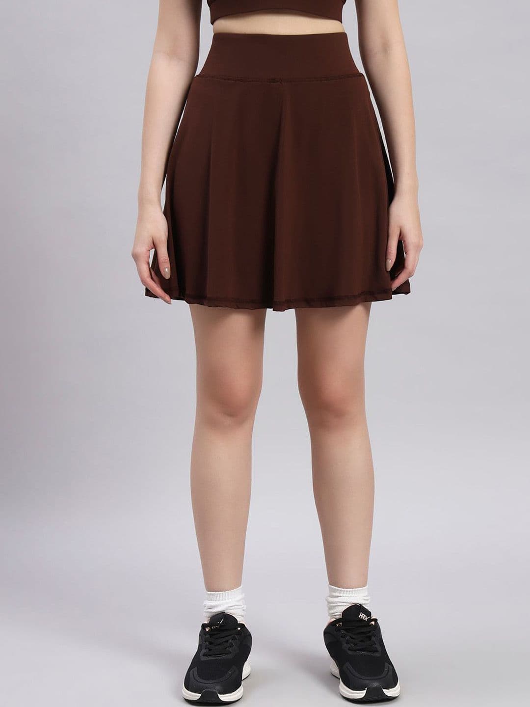 Label nyc apparel Women High-Rise Mini Skorts With Attached Inner Shorts - view 1