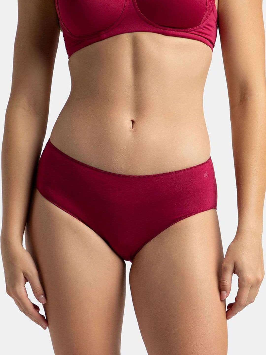 Jockey High Coverage Micro Modal Elastane Hipster With Ultrasoft Concealed Waistband-1802 - view 1