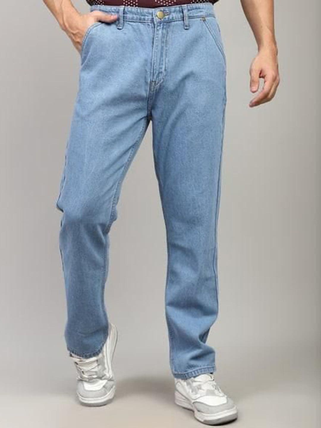 me Queen Men Relaxed Fit Mid-Rise Light Fade Jeans - view 1