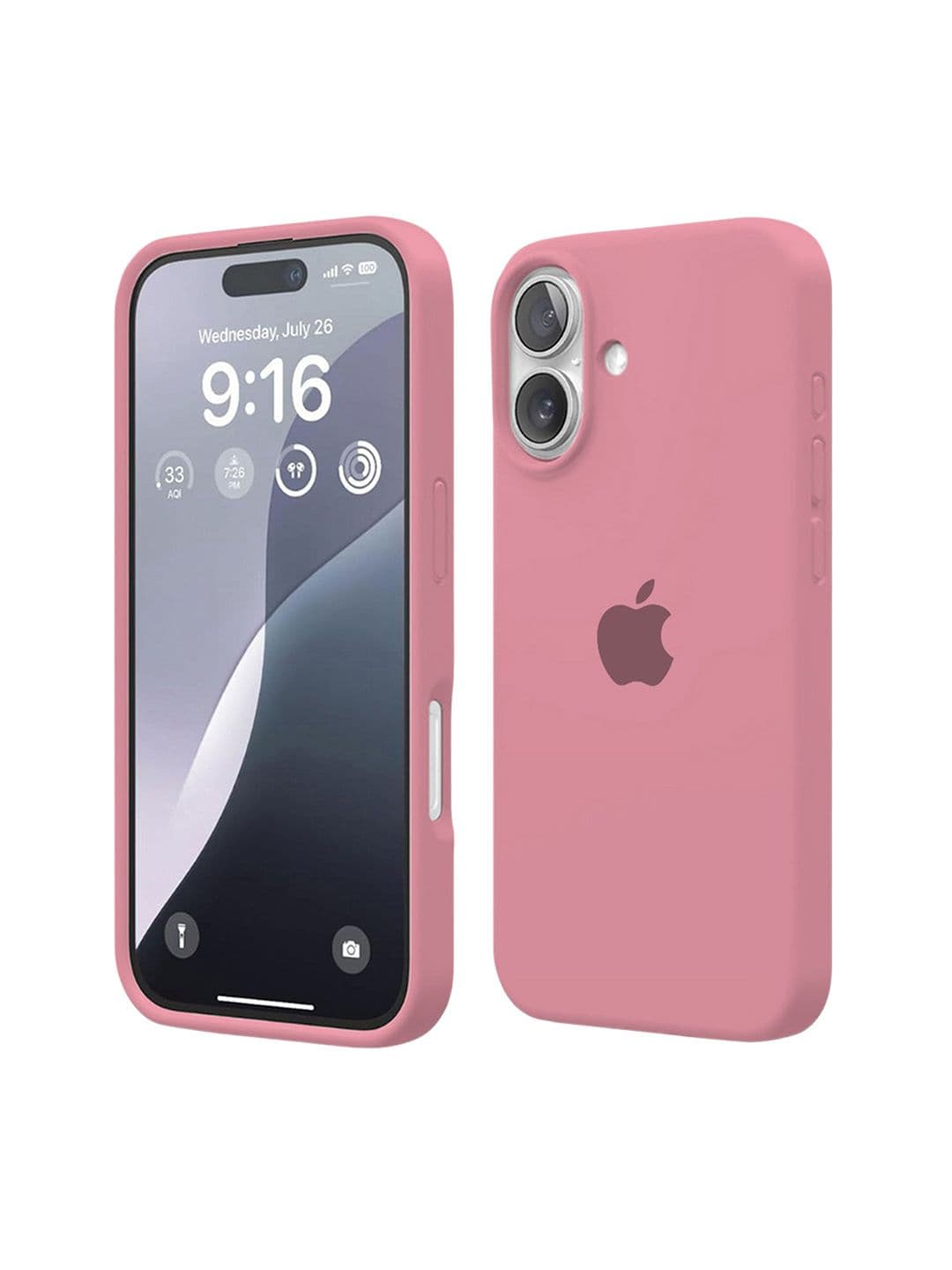 INNOPACE Unisex iPhone 16 Solid Drop Protection Back Case