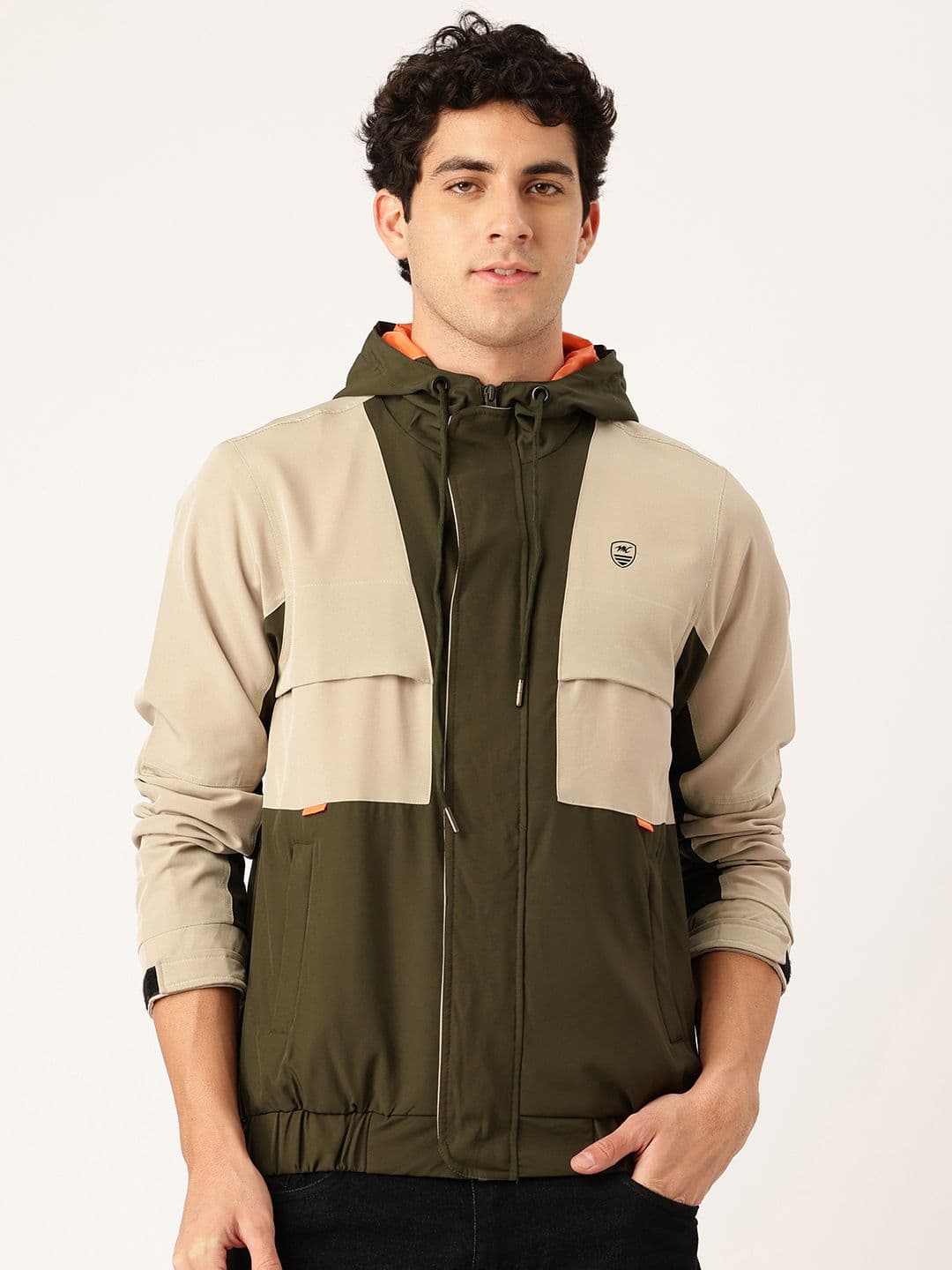 Monte Carlo Hooded Colorblocked Tailored Jacket - view 1