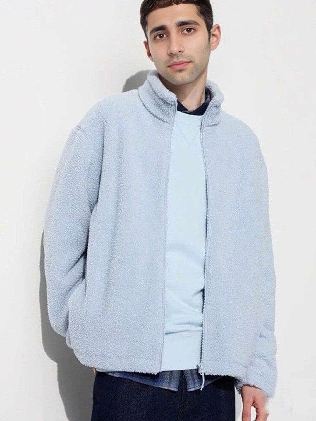 Mast & Harbour Men Mock Collar Open Front Jacket - view 1