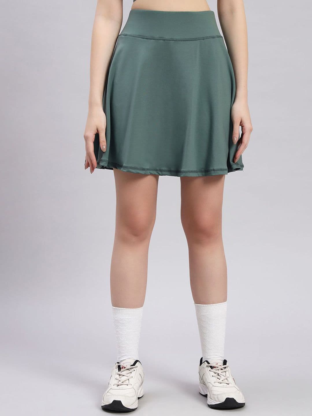 Label nyc apparel Women High-Rise Mini Skorts With Attached Inner Shorts - view 1