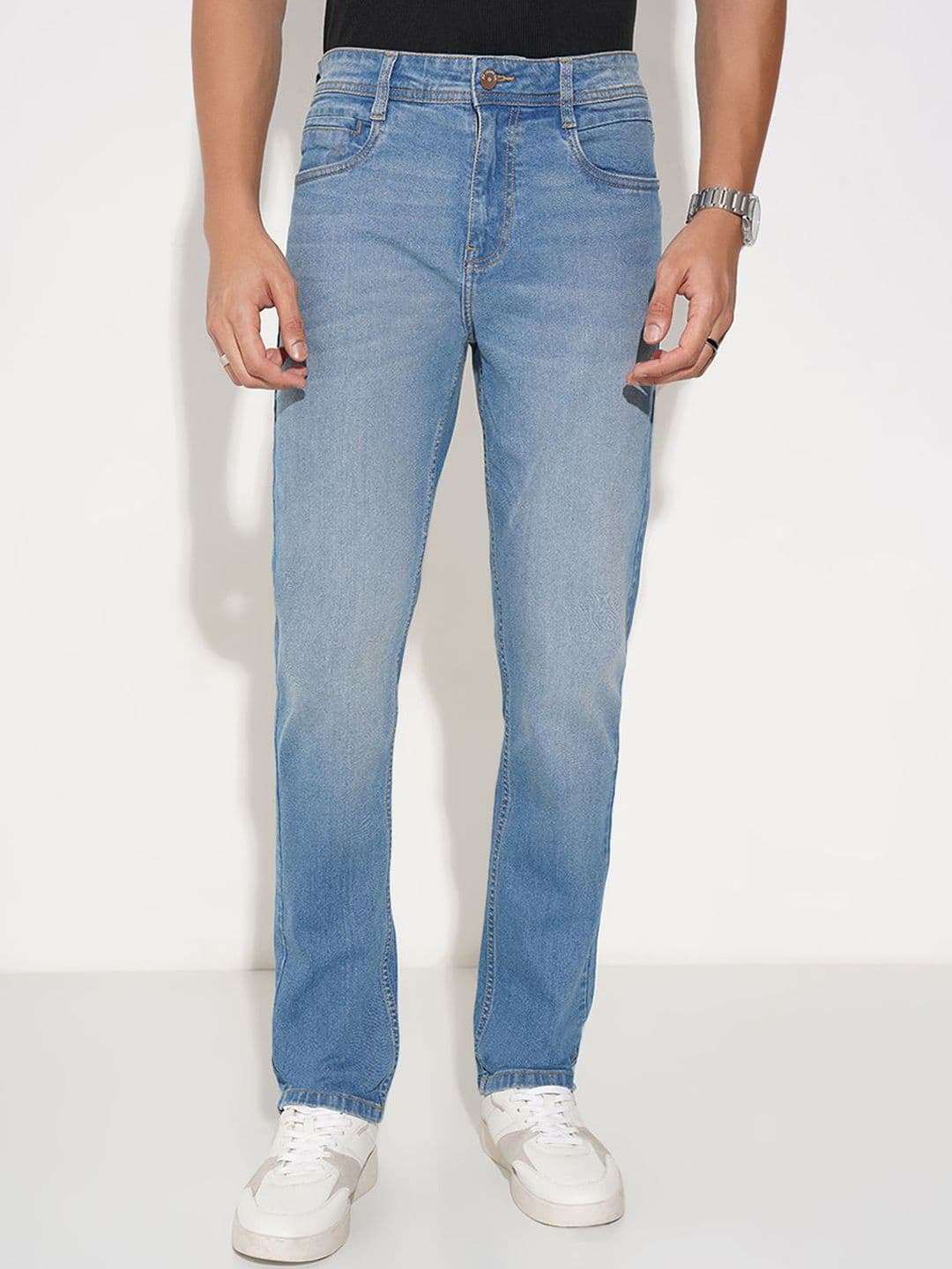 SF JEANS by Pantaloons Men Slim Fit Mid-Rise No Fade Jeans - view 1
