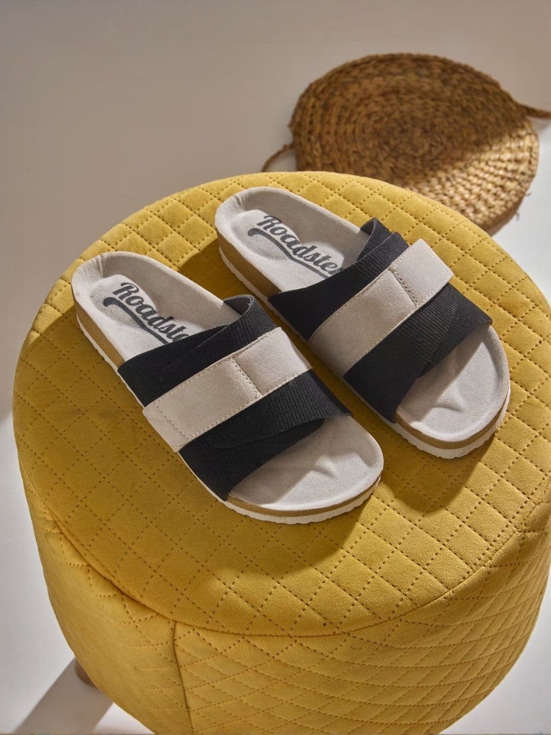 Roadster Men Synthetic Suede Comfort Sandals - view 1