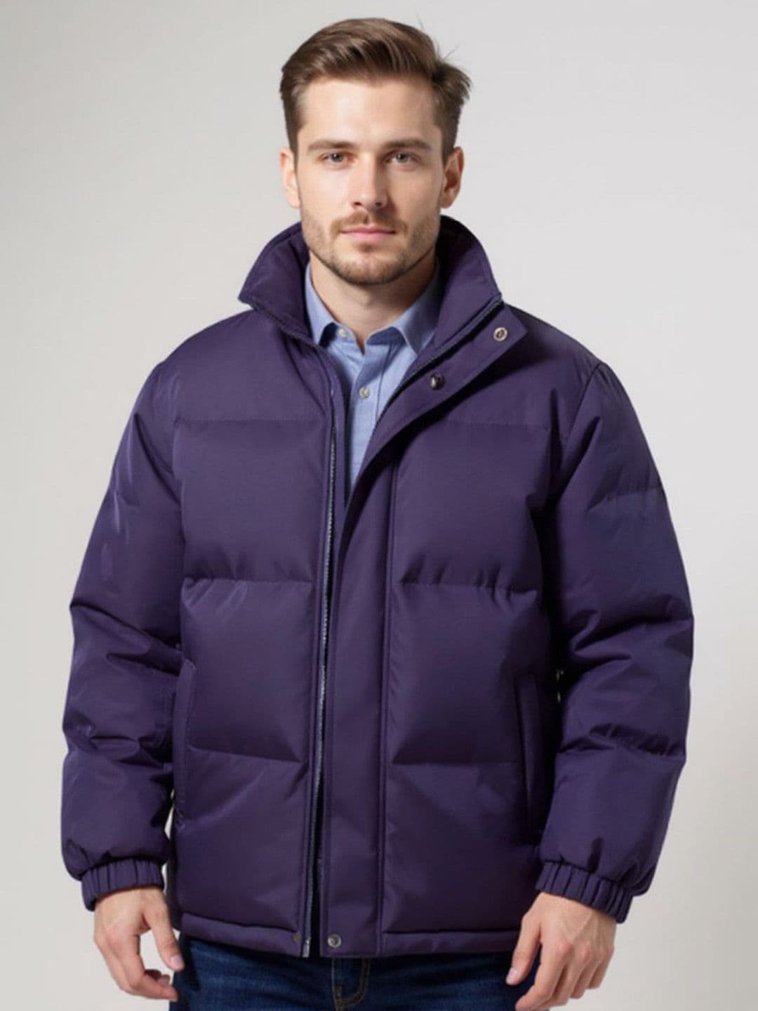 Mast & Harbour Stand Collar Puffer Jacket - view 1