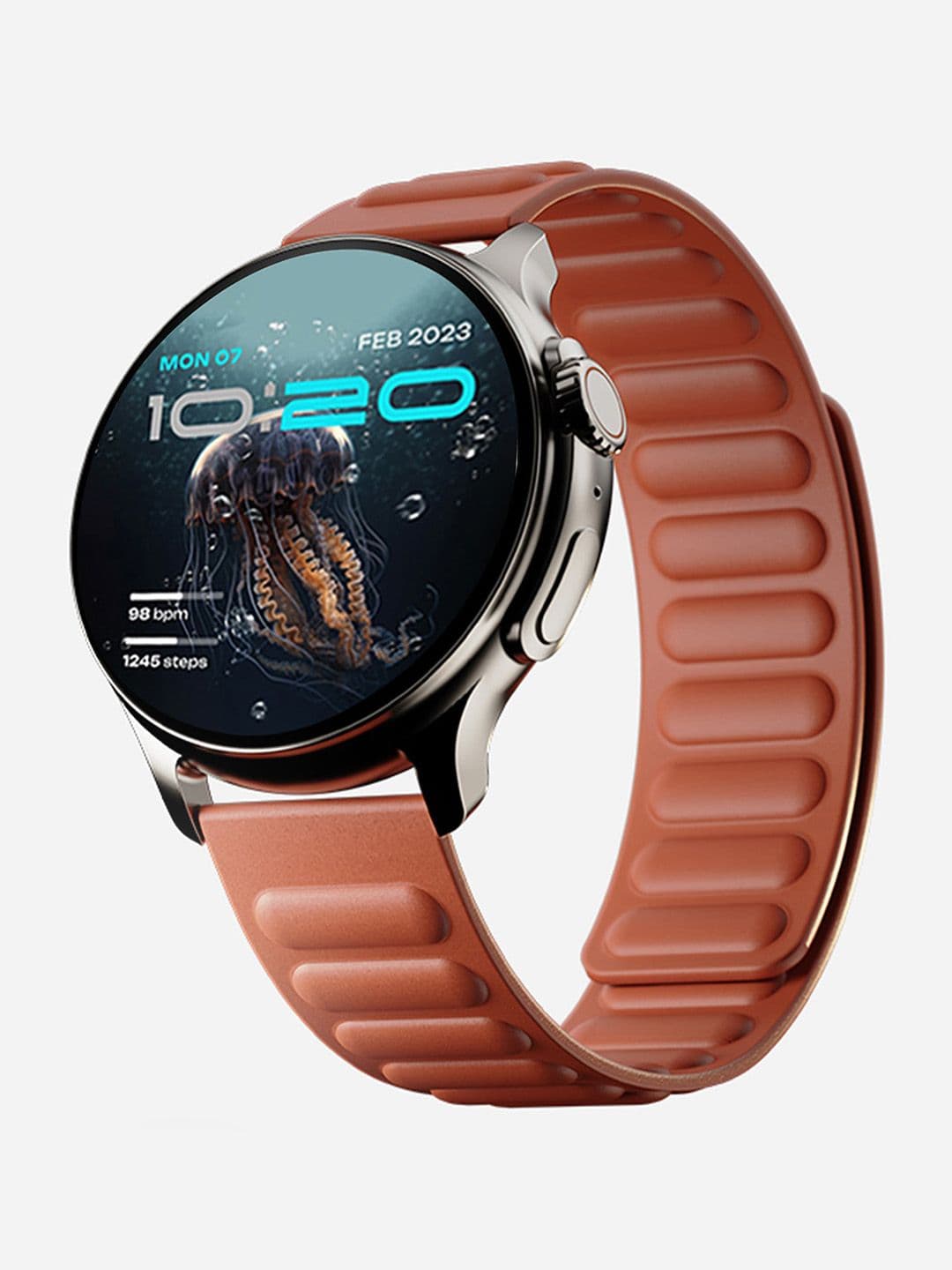 GOBOULT Crown R Pro 2 1.43''HD AMOLED, BT Calling, Zinc Alloy Frame Smartwatch