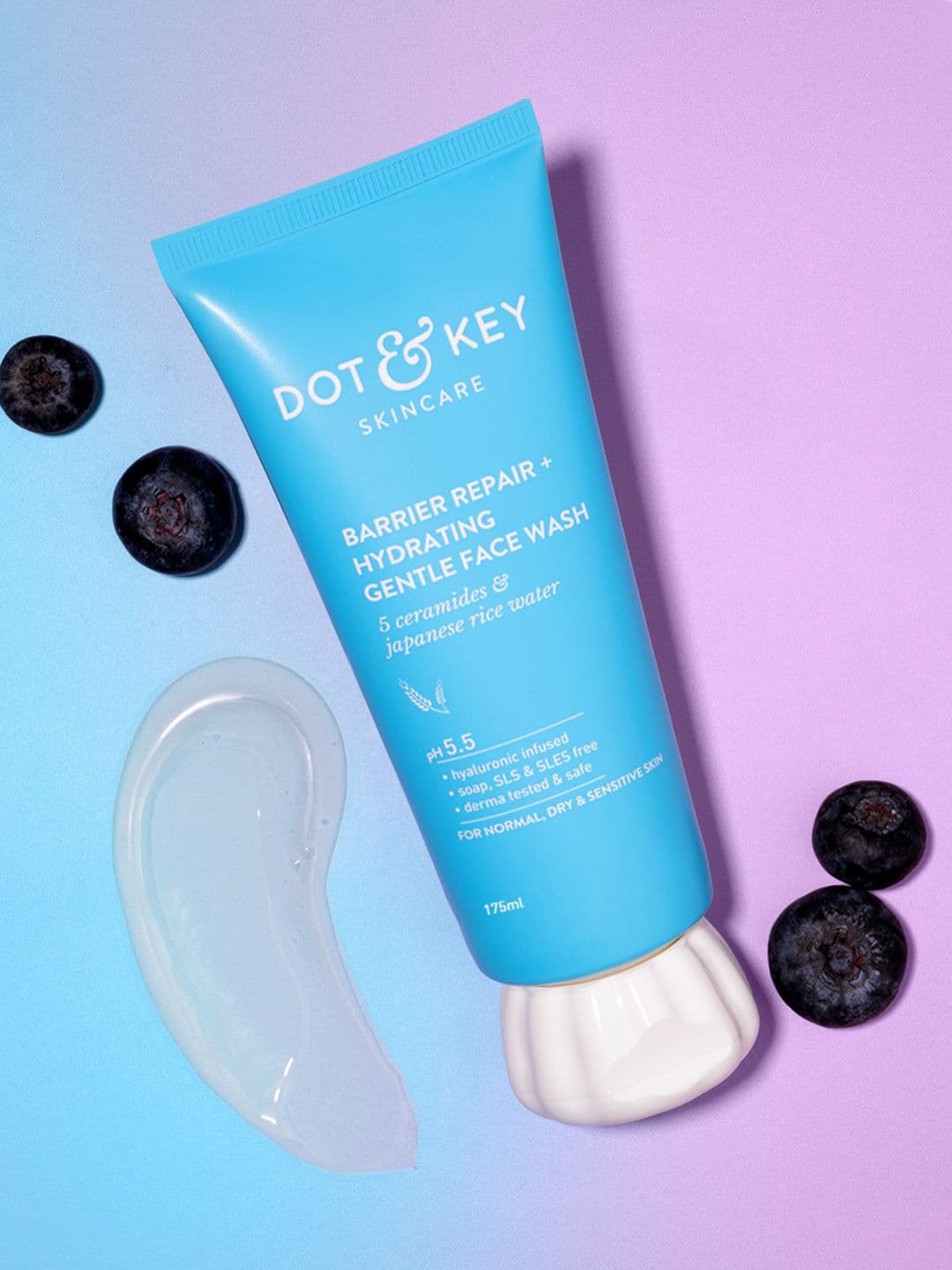 DOT & KEY Barrier Repair & Hydrating Gentle Face Wash with Ceramides - 175 ml - view 1