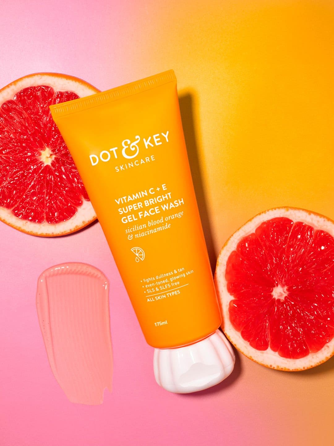 DOT & KEY Sicilian Blood Orange Niacinamide Vitamin C&E Super Bright Gel Face Wash - 175ml - view 1