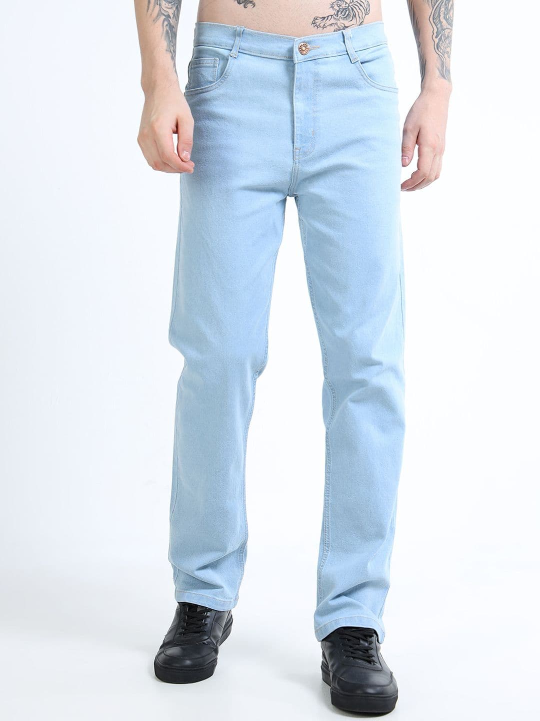 THE BEETEL HOUSE Men Comfort Straight Fit Mid-Rise Jeans - view 1