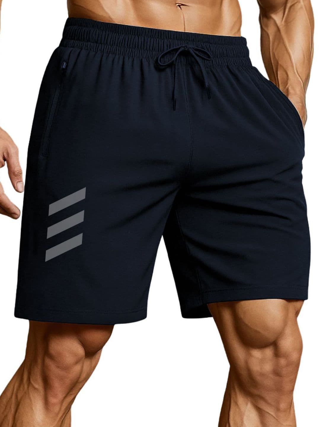 3Colors Men Mid-Rise Running Dri-FIT Sports Shorts - view 1