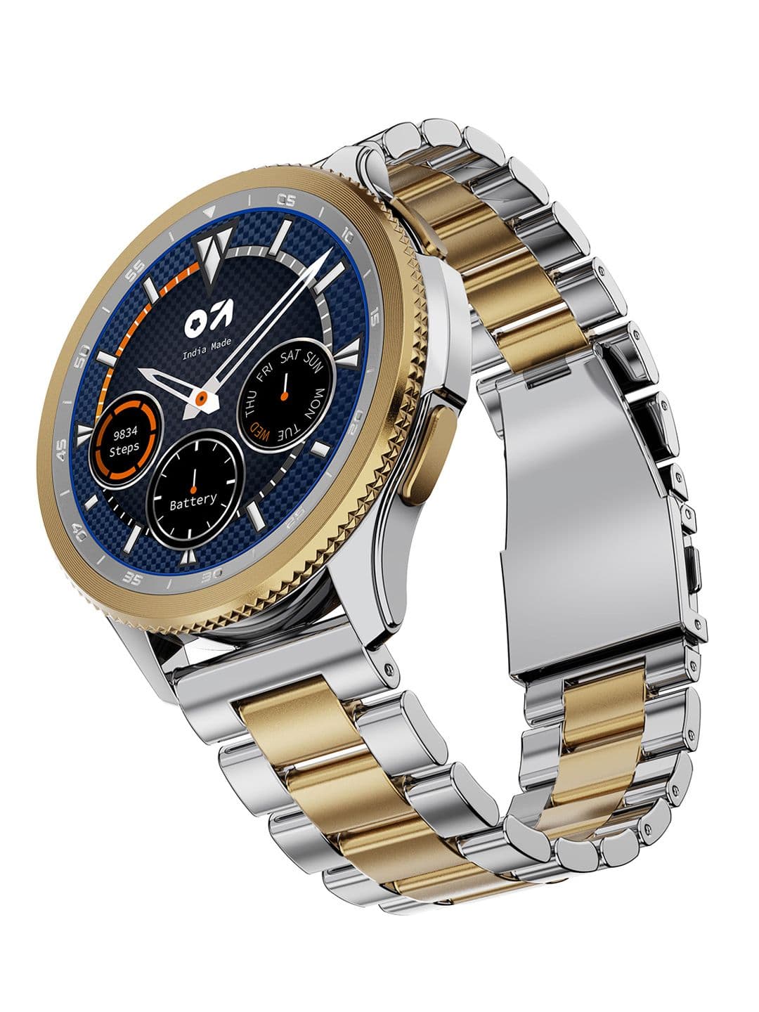 GOBOULT Pyro Rotating Bezel, 1.43" AMOLED, 600 Nits, BT Calling, IP68 Smartwatch