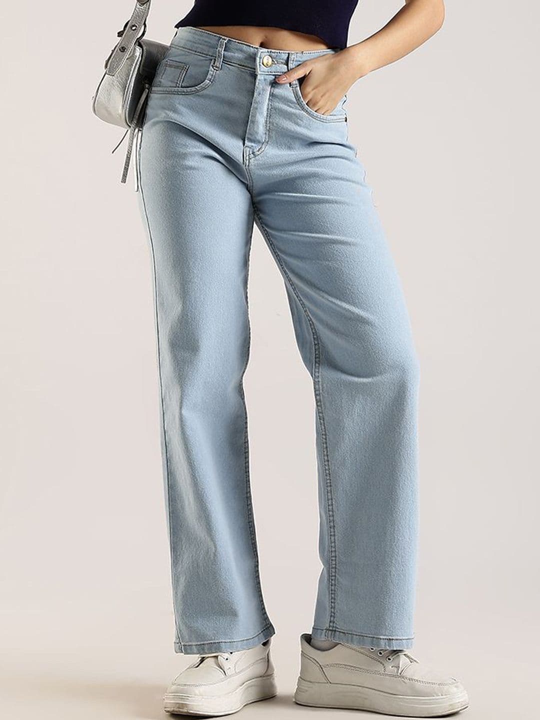 zayla Women Wide Leg High-Rise Stretchable Jeans - view 1