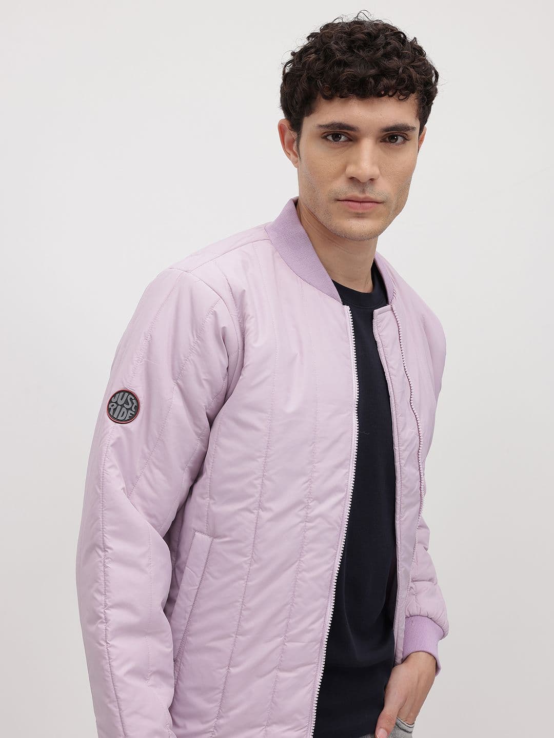 The Roadster Life Co. Stand Collar Padded Jacket - view 1
