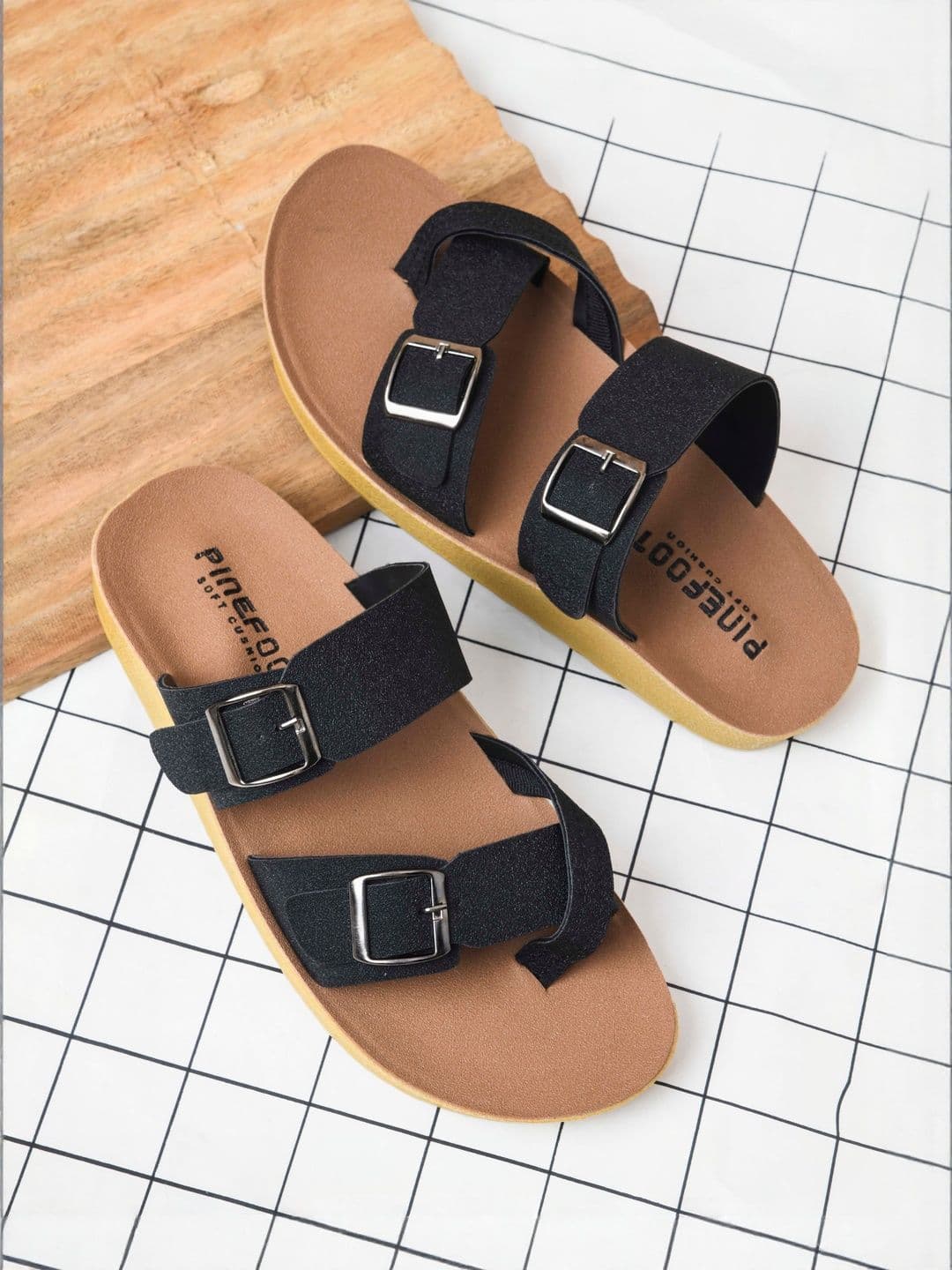 PU-PINE Men PU Comfort Sandals - view 1