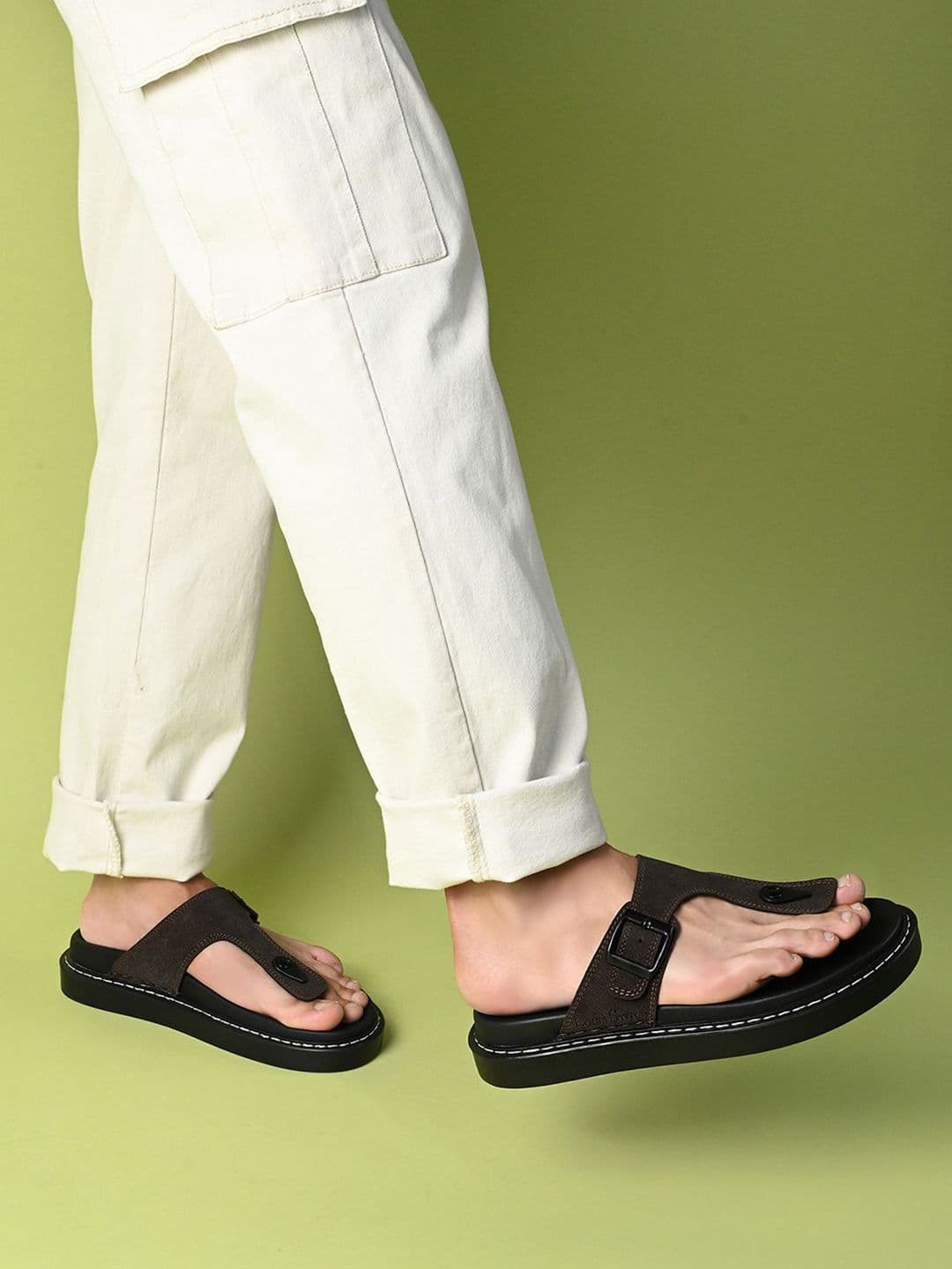 LOUIS STITCH Men Lightweight T Strap Slip On Sandal - view 1