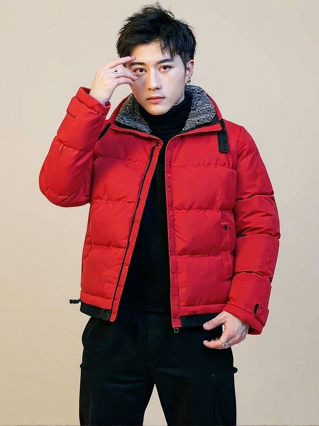 HERE&NOW Men Green Polyester Solid Jackets - view 1