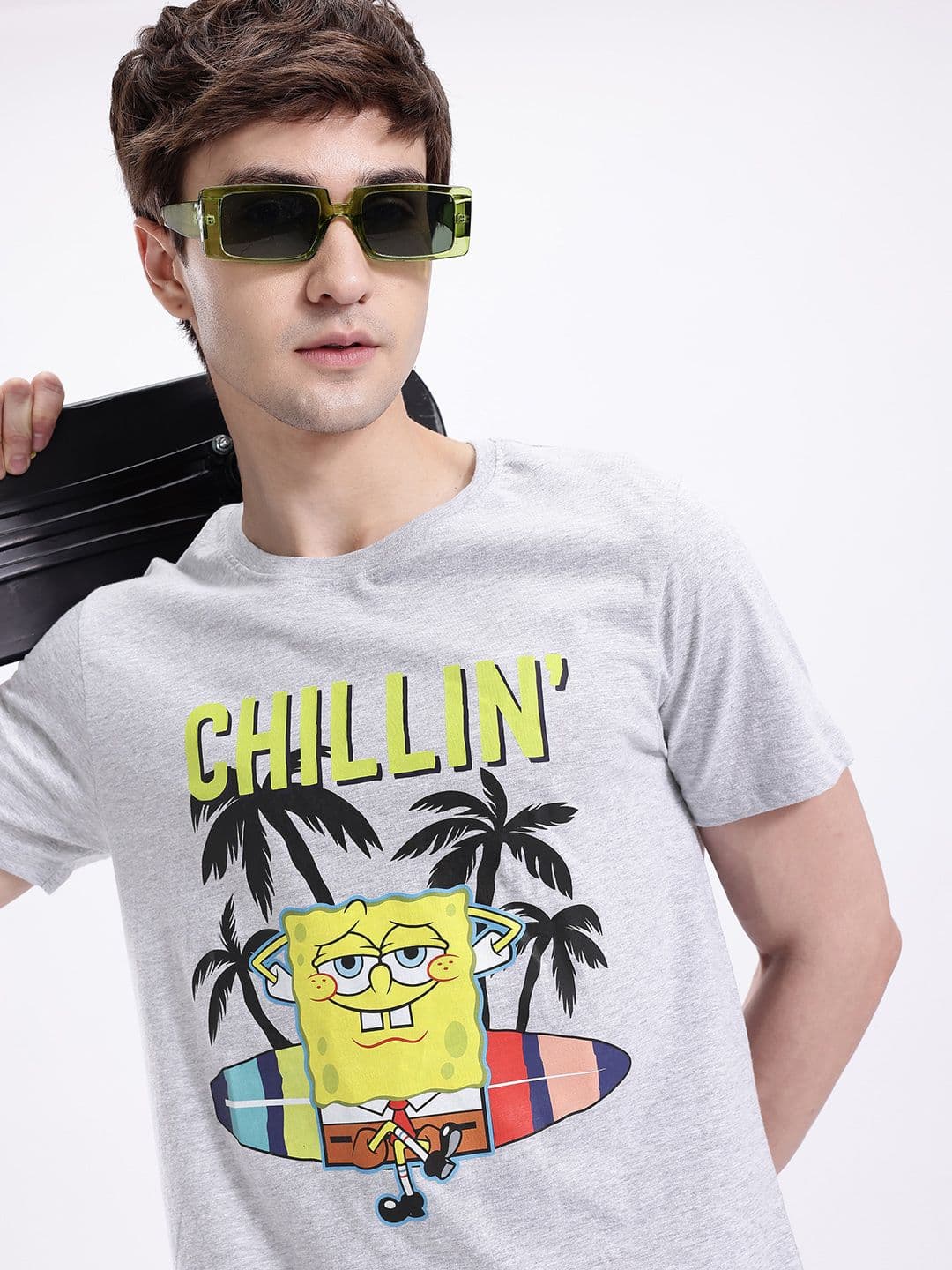 Kook N Keech Spongebob Printed T-shirt