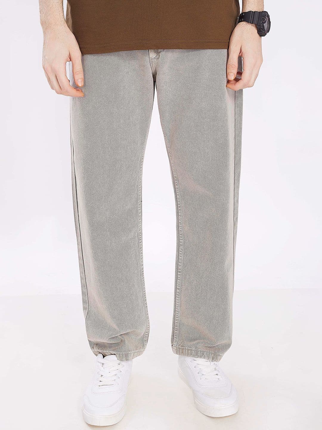 THE BEETEL HOUSE Men Relaxed Fit Mid-Rise Light Fade Jeans - view 1