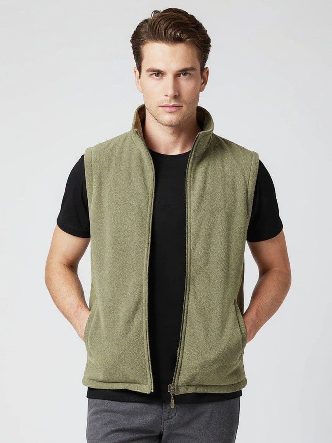 Mast & Harbour Stand Collar Tailored Jacket - view 1