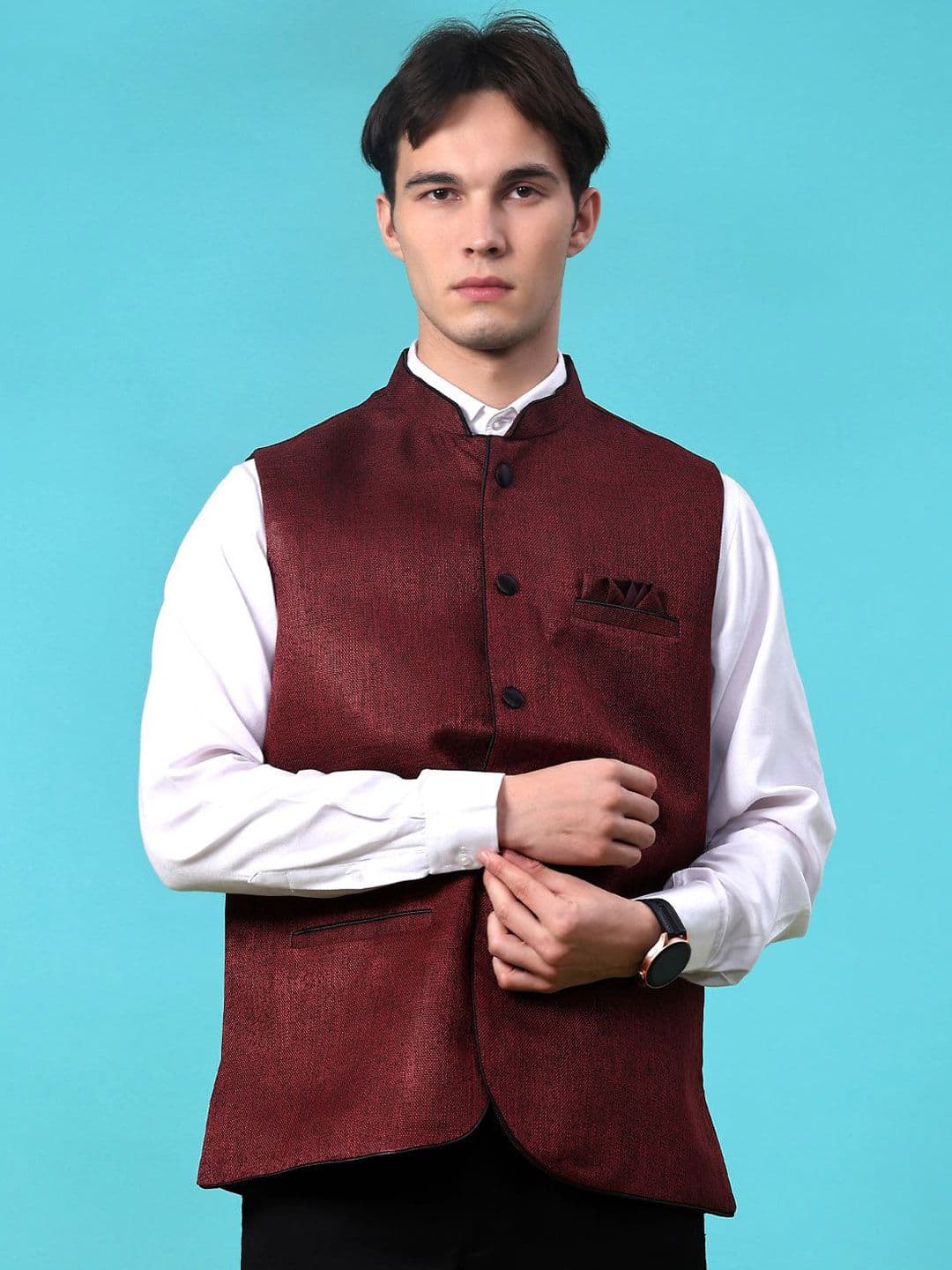 V-Mart Mandarin Collar Nehru Jacket - view 1