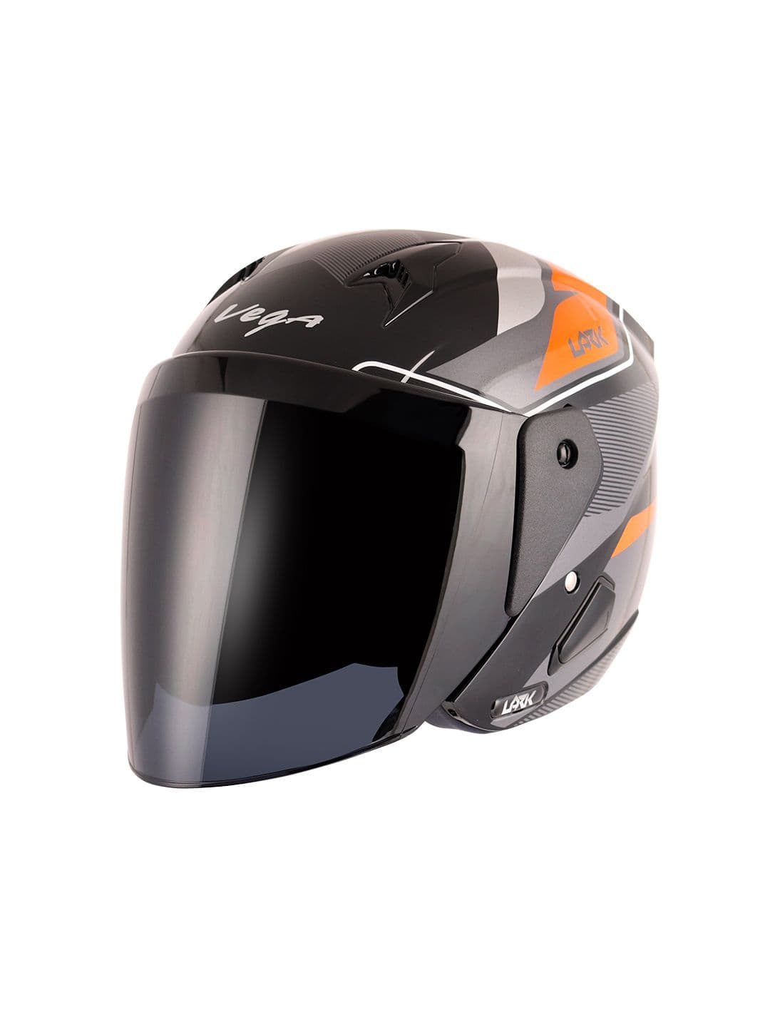 VEGA Unisex Lark Legend ISI Certified Lightweight Open Face Helmet