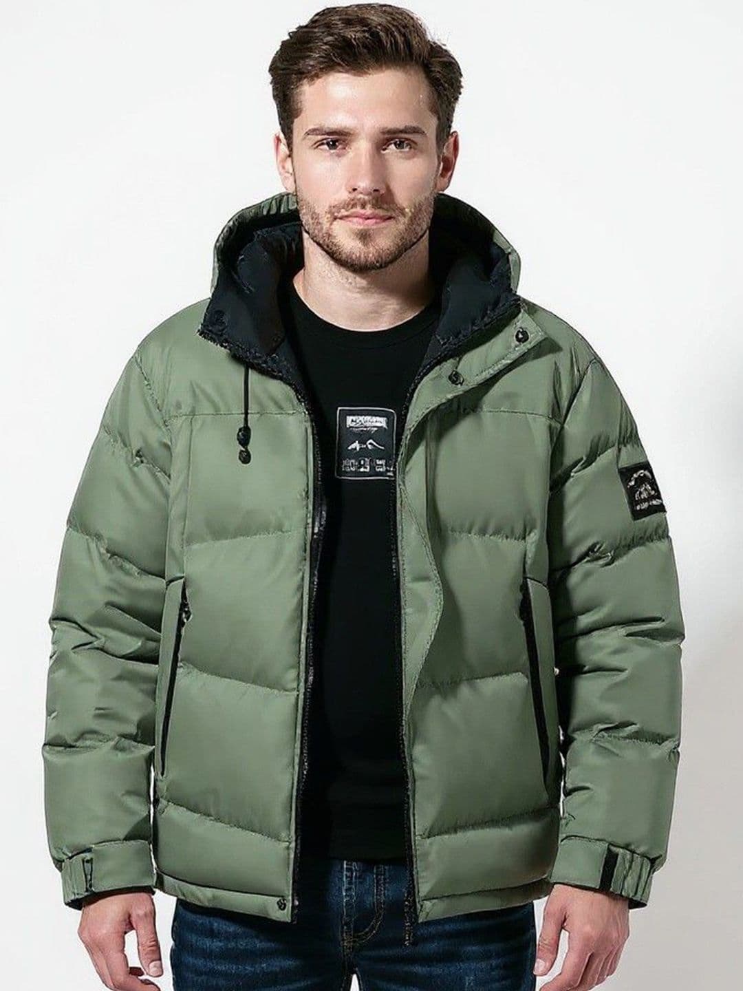 Mast & Harbour Hooded Puffer Jacket - view 1