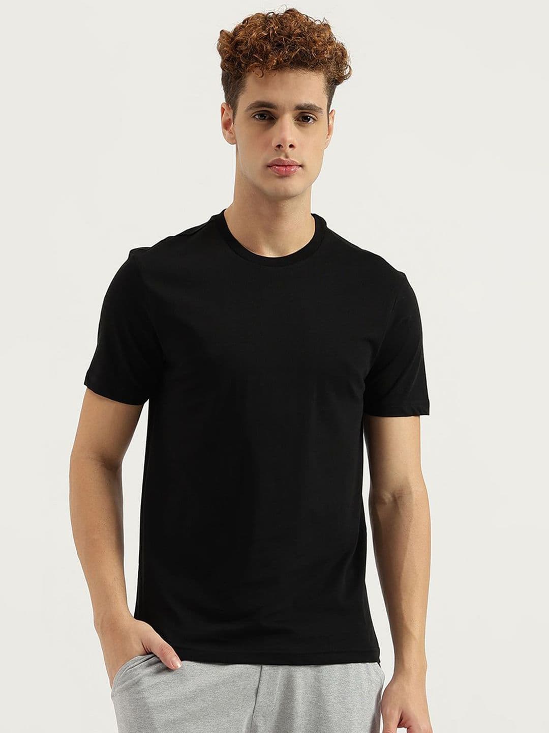 United Colors of Benetton Round Neck Regular Sleeves Relaxed Fit T-shirt - view 1