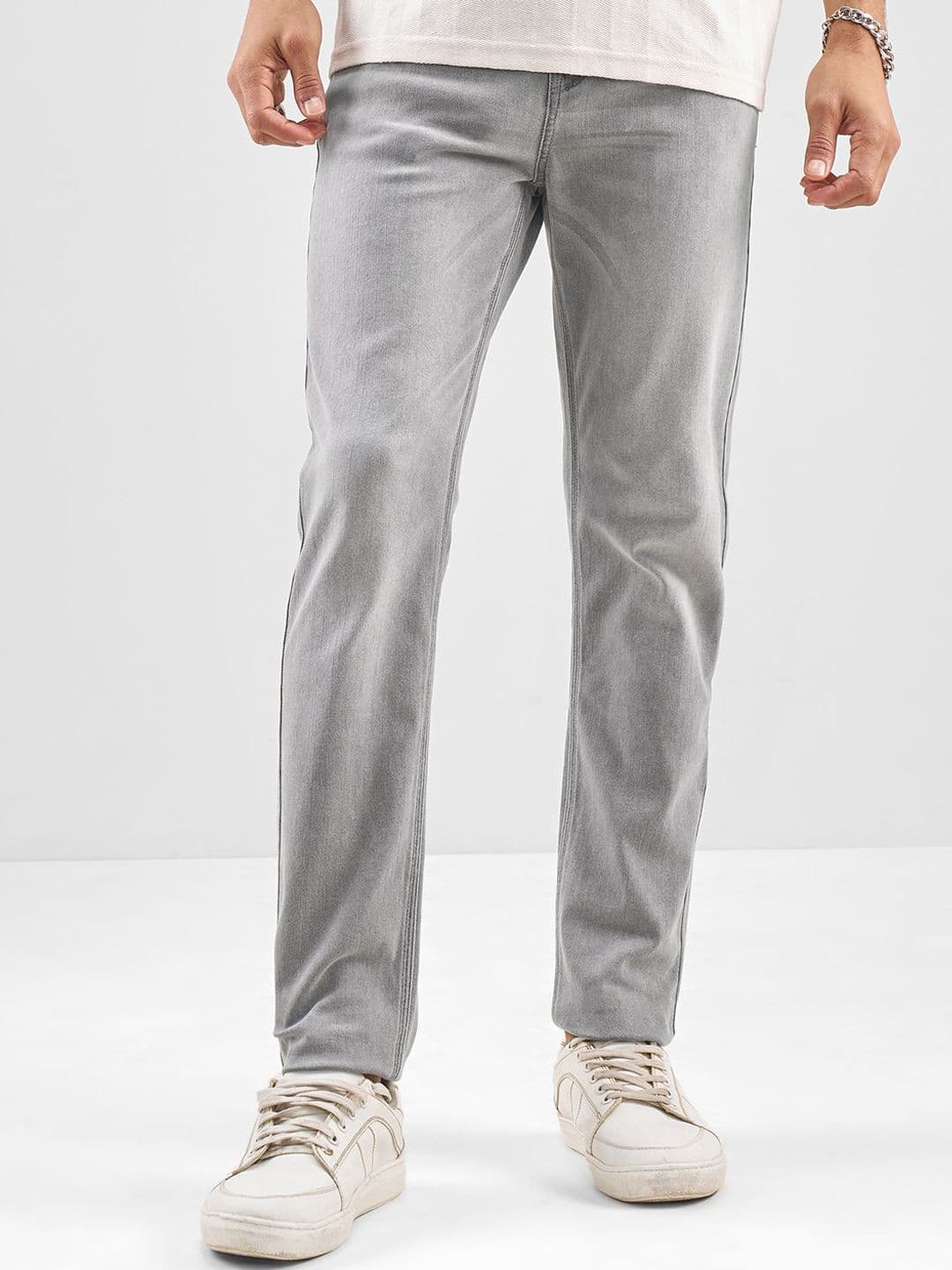 HIGHLANDER Men Slim Fit Mid-Rise Jeans