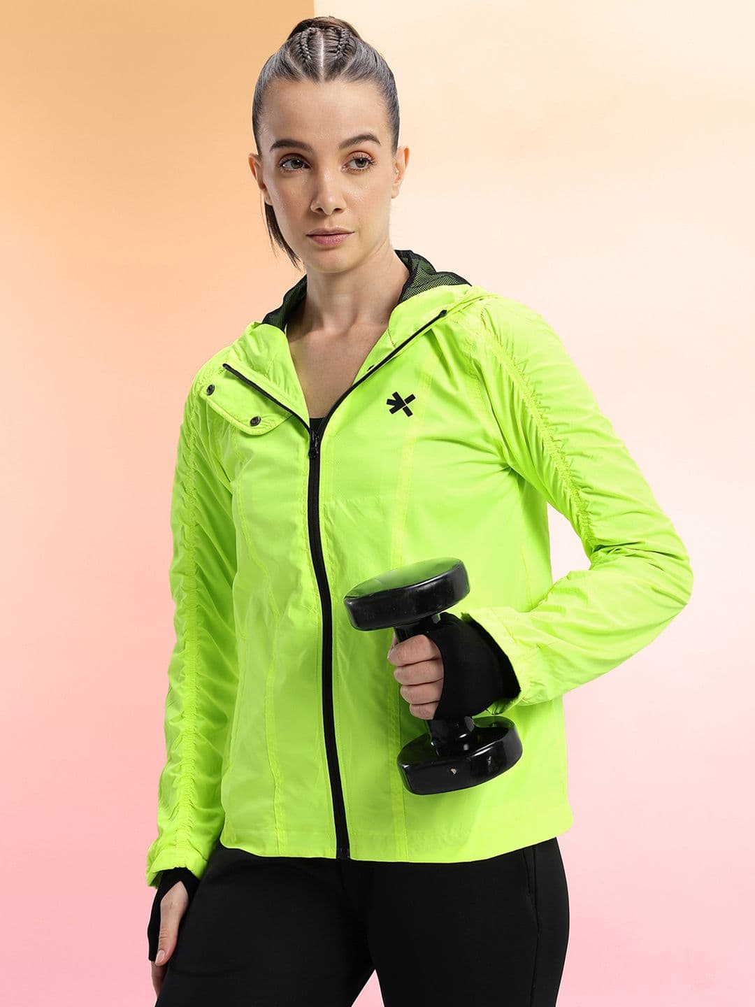 HRX by Hrithik Roshan Women Hooded Training Jacket - view 1