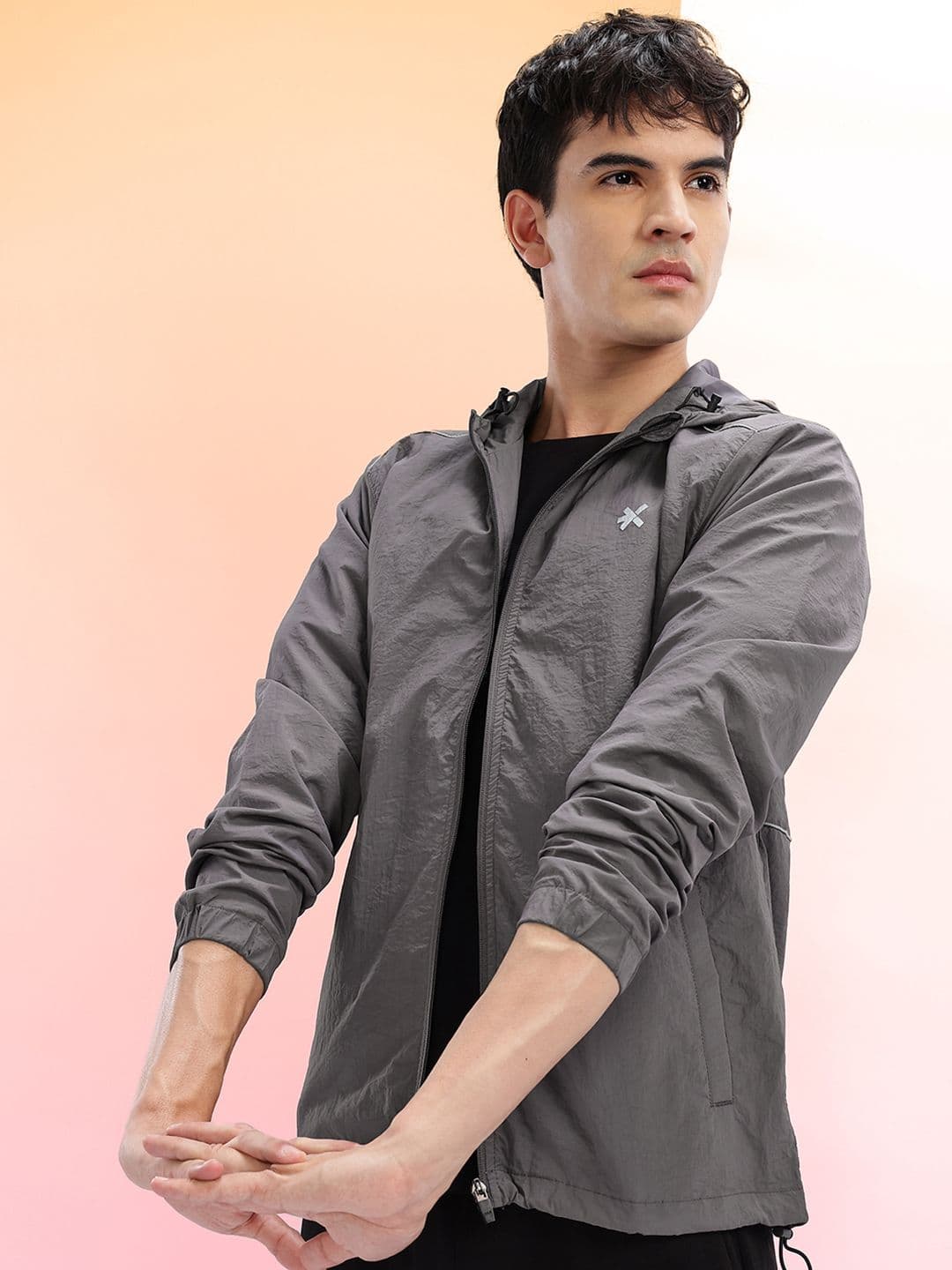 HRX by Hrithik Roshan Paneled Training Sports Jacket - view 1
