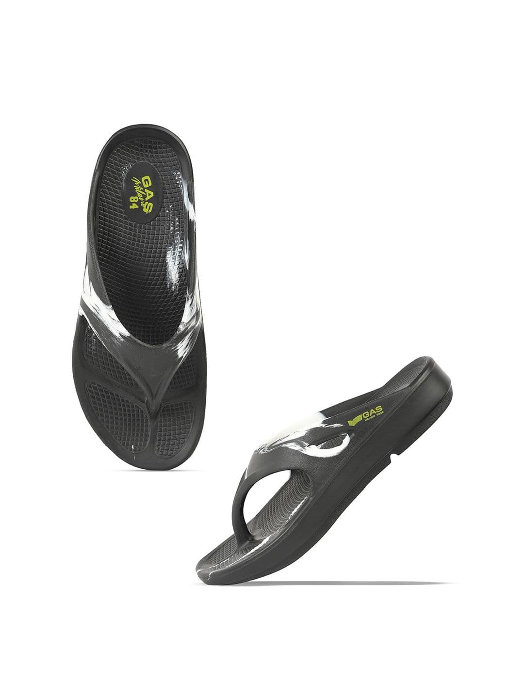 GAS Men StormSlip White Black Flip flops - view 1