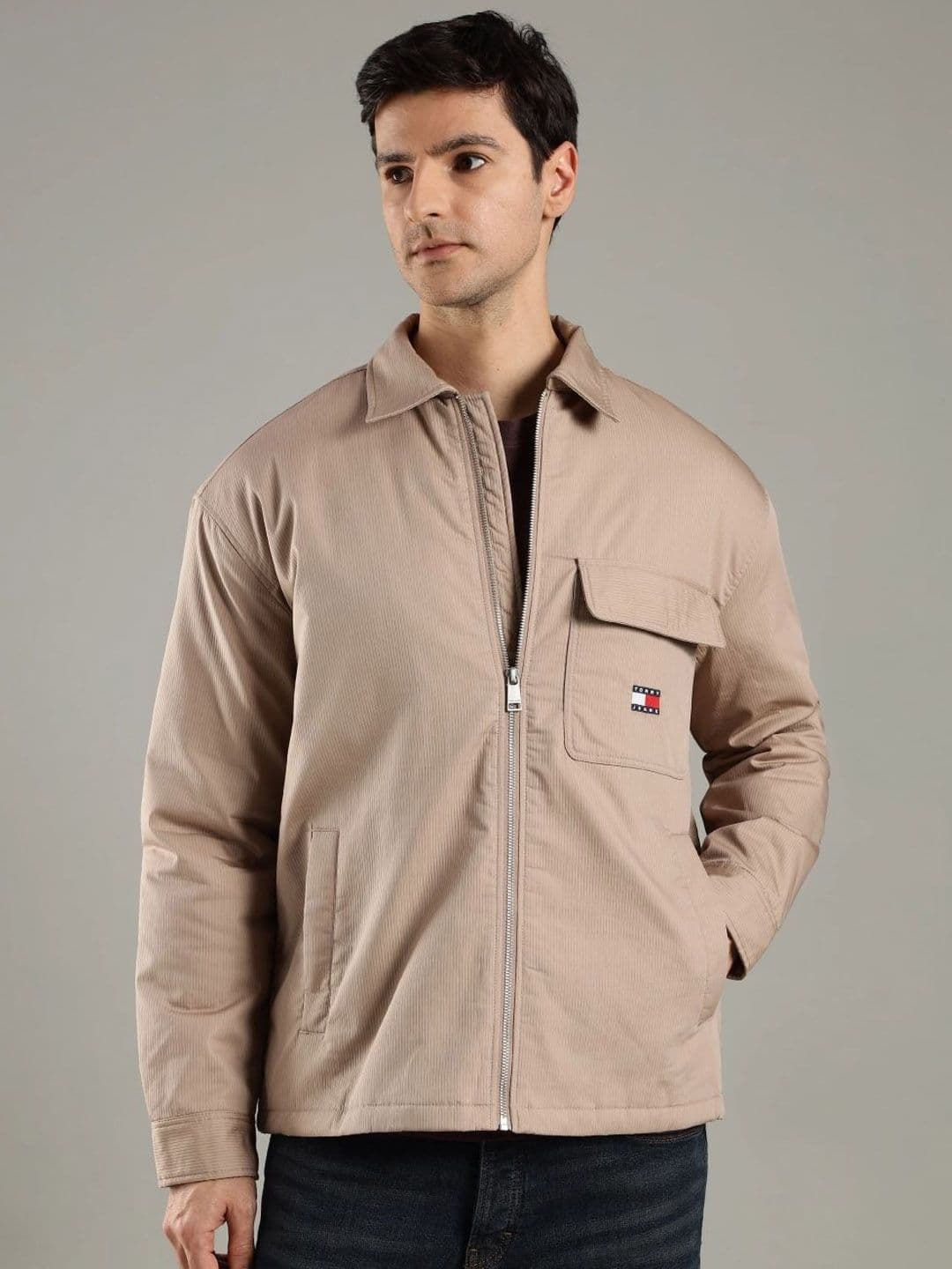Tommy Hilfiger Oversized Open Front Jacket - view 1
