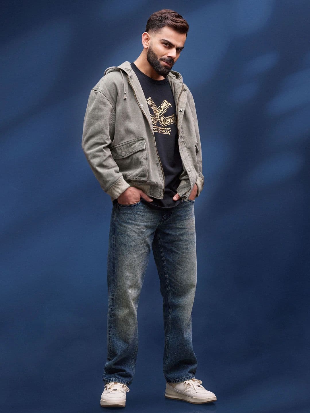 WROGN Men Comfort Relaxed Fit Mid-Rise Heavy Fade Jeans - view 1