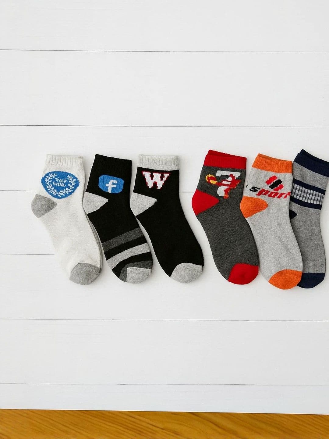 Eleg & Stilance Men Pack Of 5 Assorted Printed Knee Length Socks - view 1