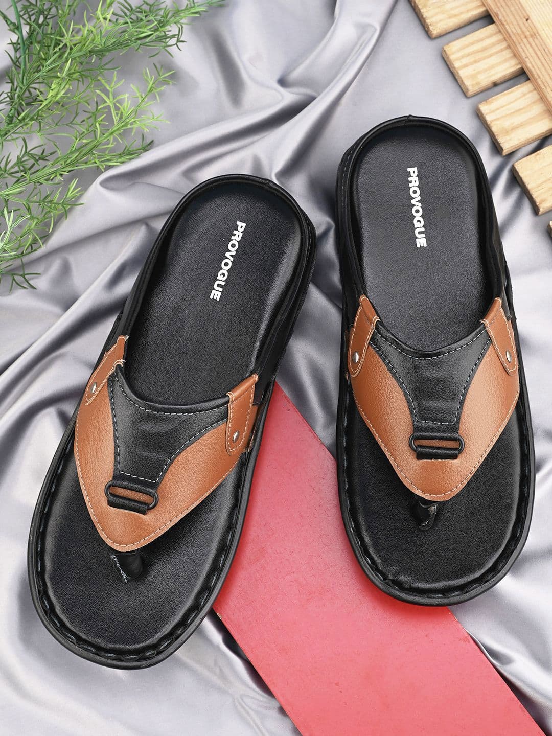Provogue Men Textured Comfort Sandals - view 1