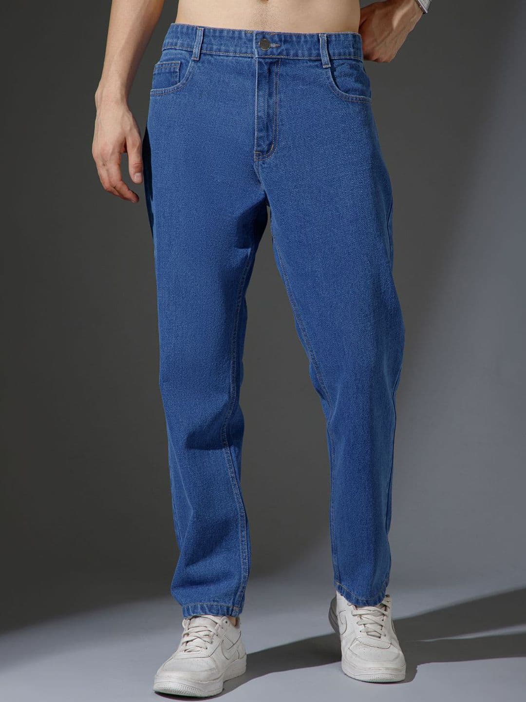 STUDIO NEXX Men Straight Fit Mid-Rise No Fade Non stretchable Jeans - view 1